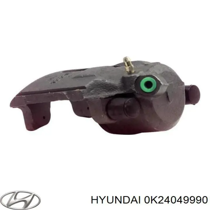 0K24049990 Hyundai/Kia pinza de freno delantera izquierda