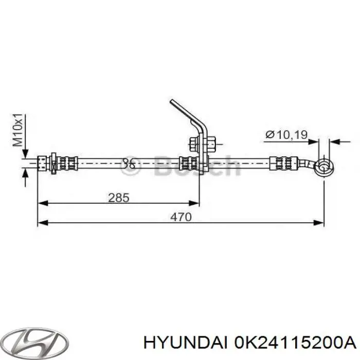 0K24115200A Hyundai/Kia radiador refrigeración del motor