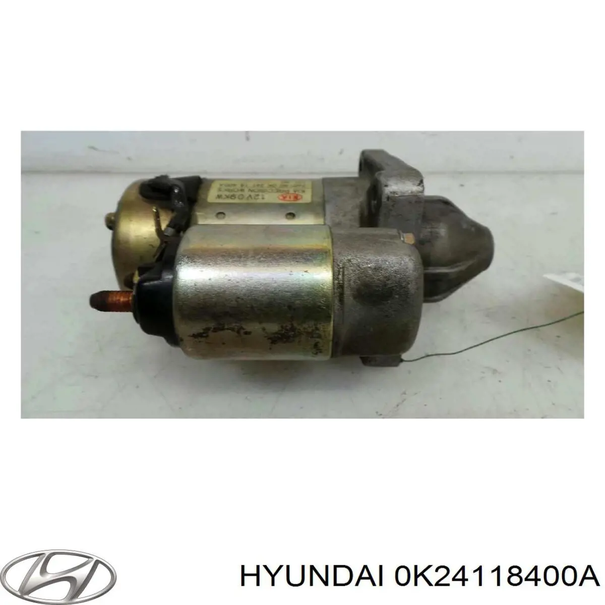 0K24118400A Hyundai/Kia motor de arranque