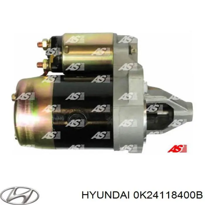 0K24118400B Hyundai/Kia motor de arranque