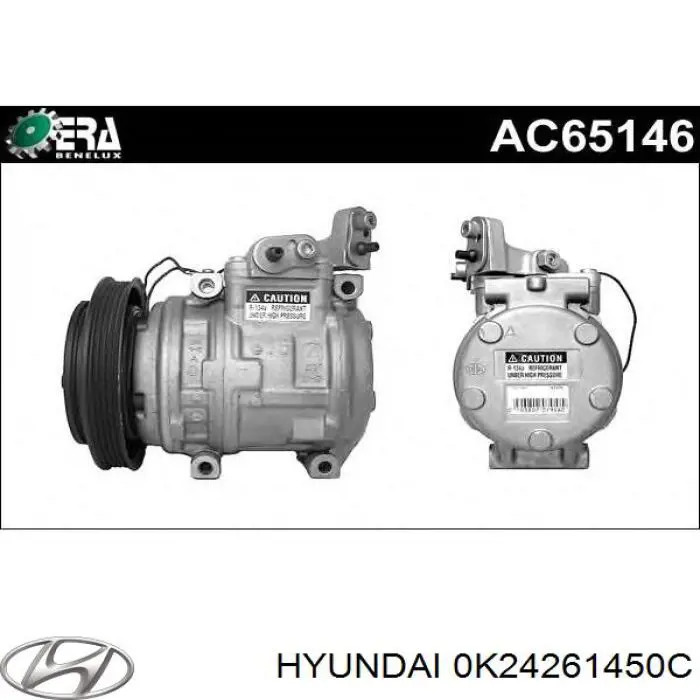 0K24261450C Hyundai/Kia compresor de aire acondicionado