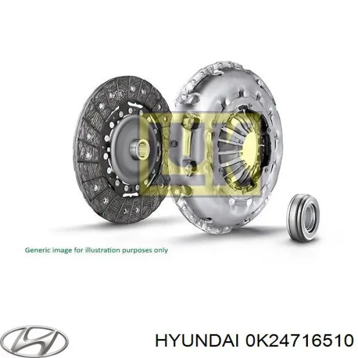 0K24716510 Hyundai/Kia cojinete de desembrague