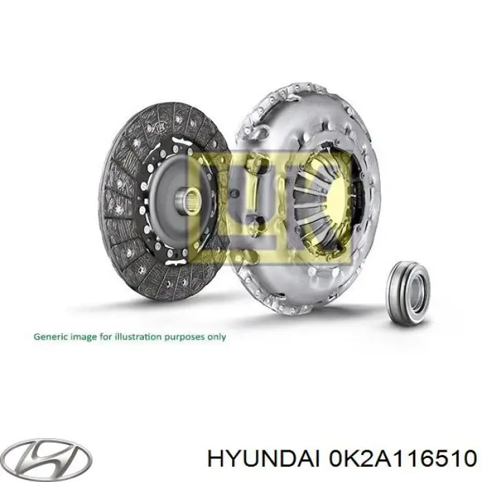 0K2A116510 Hyundai/Kia cojinete de desembrague