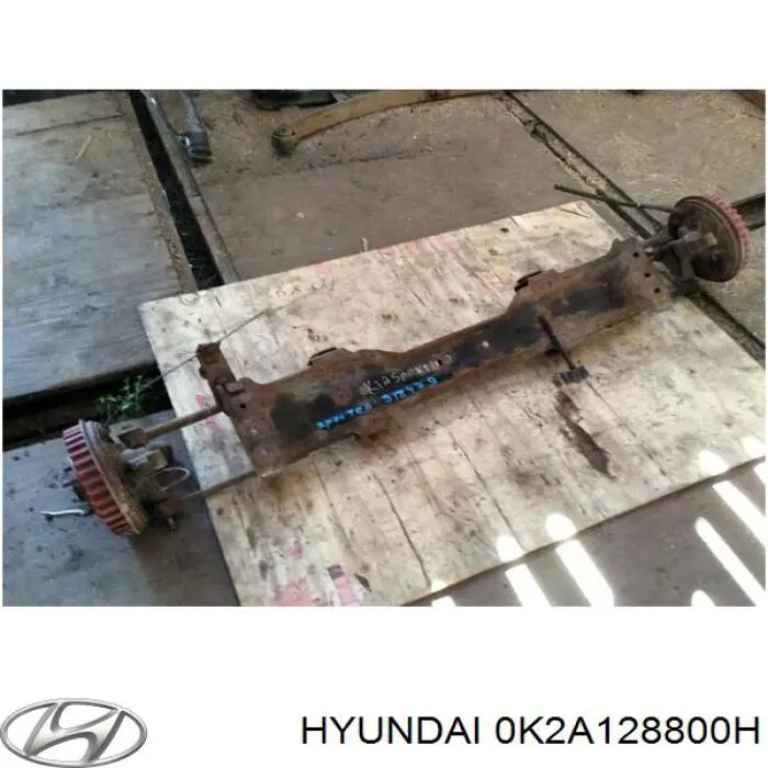 0K2A128800H Hyundai/Kia subchasis trasero soporte motor