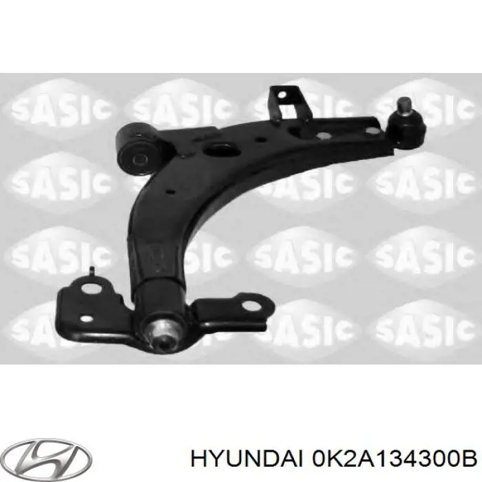 0K2A134300 Hyundai/Kia barra oscilante, suspensión de ruedas delantera, inferior derecha