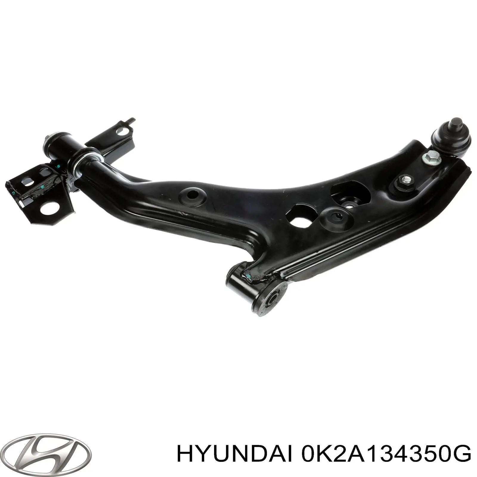 0K2A134350G Hyundai/Kia barra oscilante, suspensión de ruedas delantera, inferior izquierda