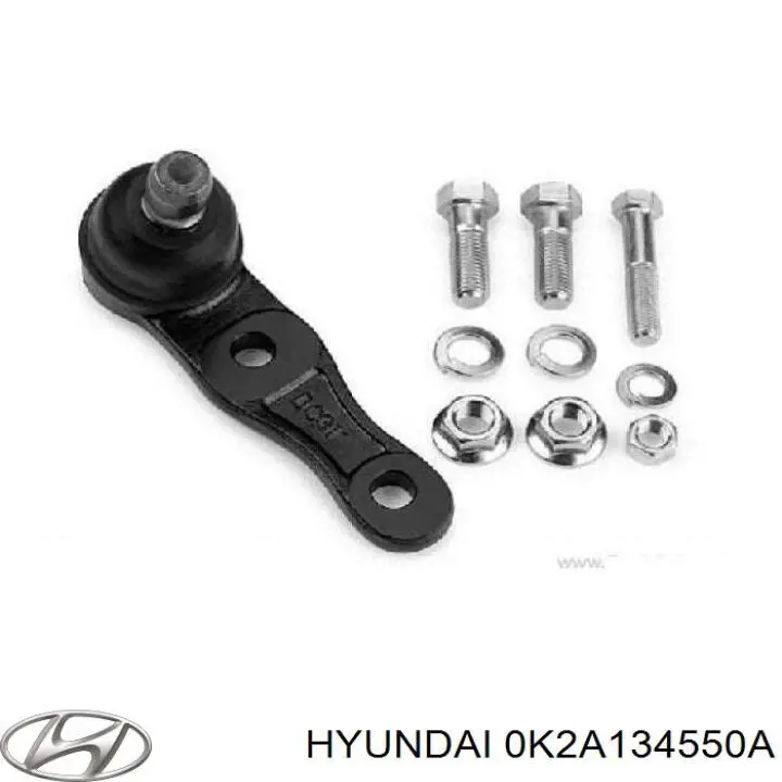 0K2A134550A Hyundai/Kia rótula de suspensión inferior