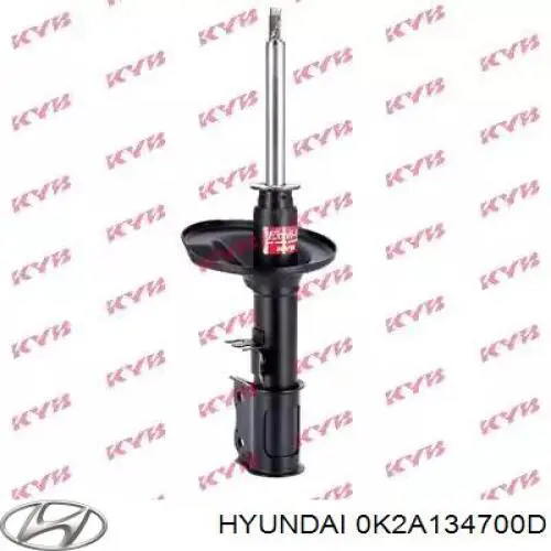 OK2A134700D Hyundai/Kia amortiguador delantero derecho