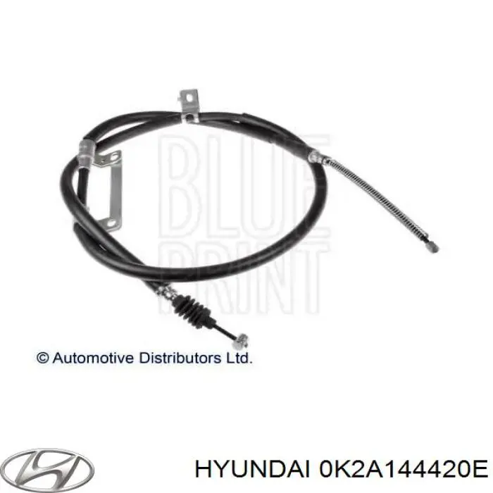 0K2A144420E Hyundai/Kia cable de freno de mano trasero izquierdo