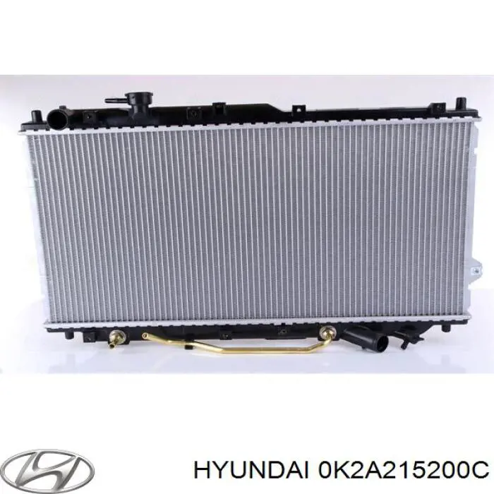 0K2A215200C Hyundai/Kia radiador refrigeración del motor