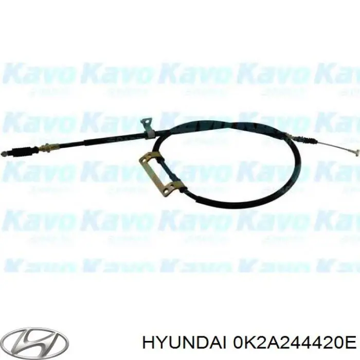 0K2A244420E Hyundai/Kia cable de freno de mano trasero izquierdo