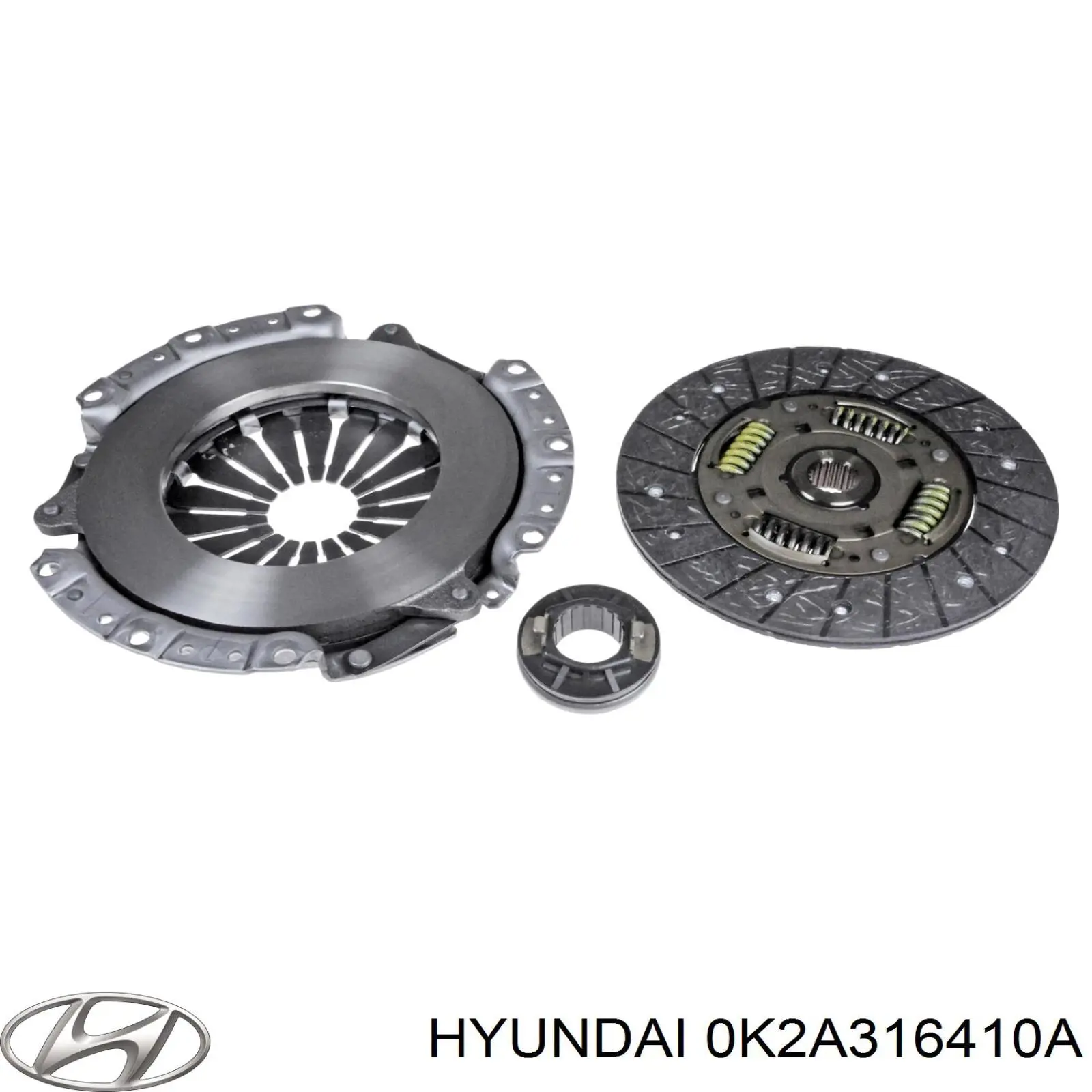 0K2A316410A Hyundai/Kia plato de presión del embrague