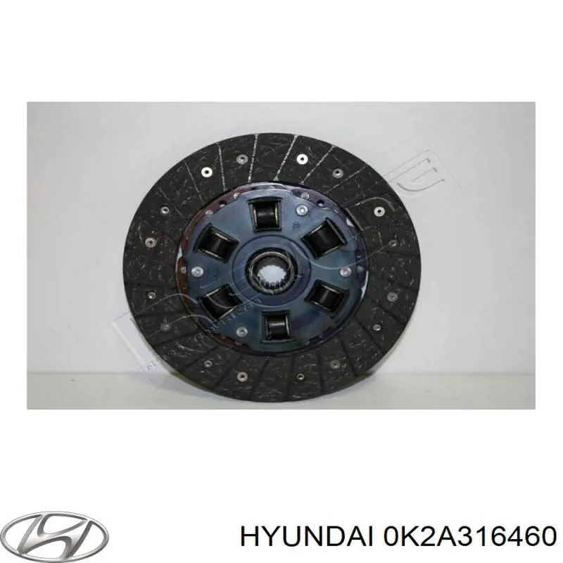 0K2A316460 Hyundai/Kia disco de embrague