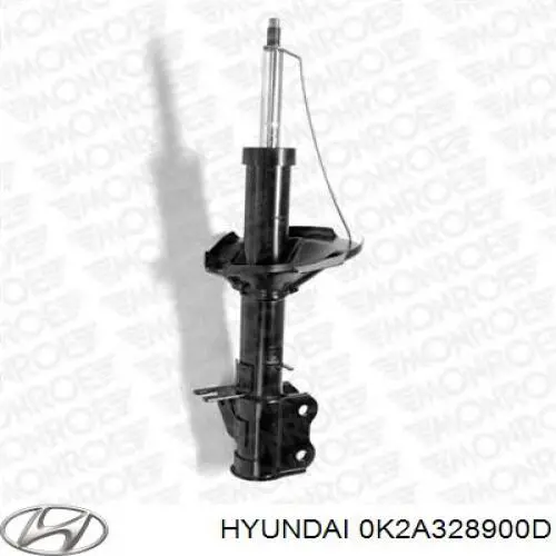 0K2A328900D Hyundai/Kia amortiguador trasero izquierdo