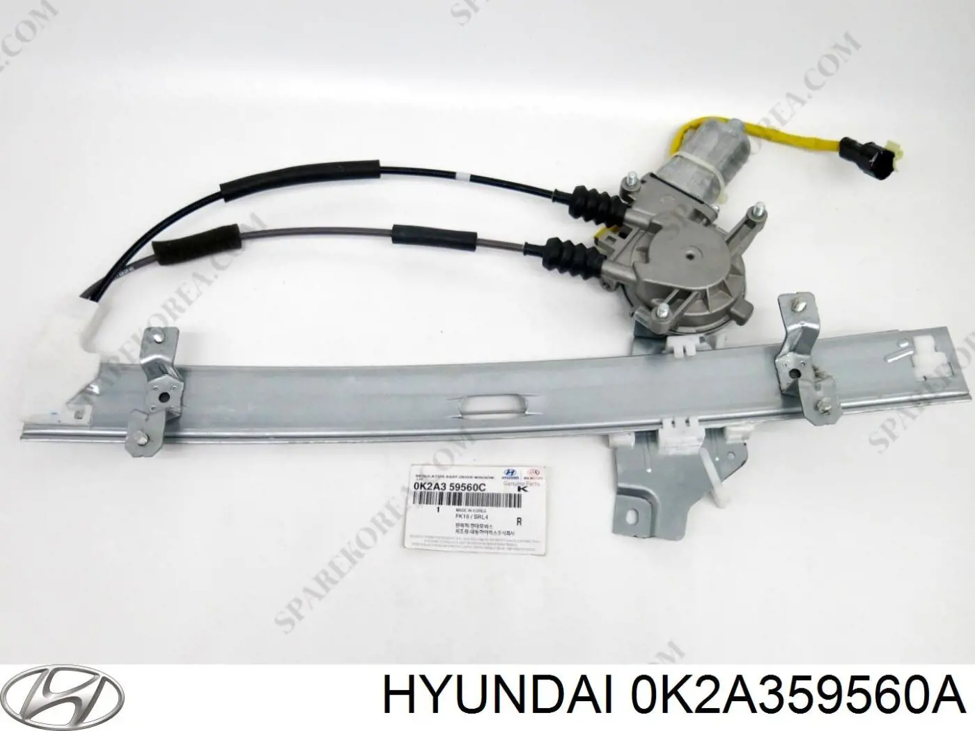 0K2A359560A Hyundai/Kia mecanismo de elevalunas, puerta delantera izquierda