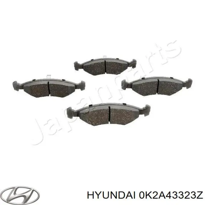 Comprar 0K2A43323Z Hyundai/Kia Pastillas delanteras de freno