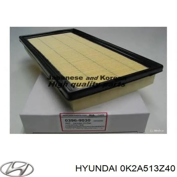 0K2A513Z40 Hyundai/Kia filtro de aire