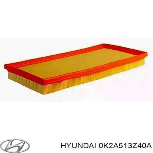 0K2A513Z40A Hyundai/Kia Filtro de aire de motor