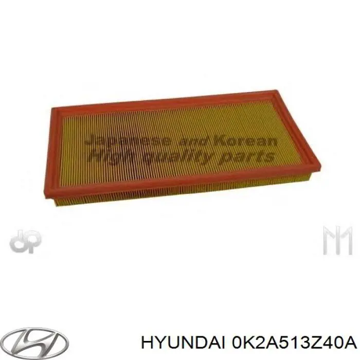 0K2A513Z40A Hyundai/Kia filtro de aire