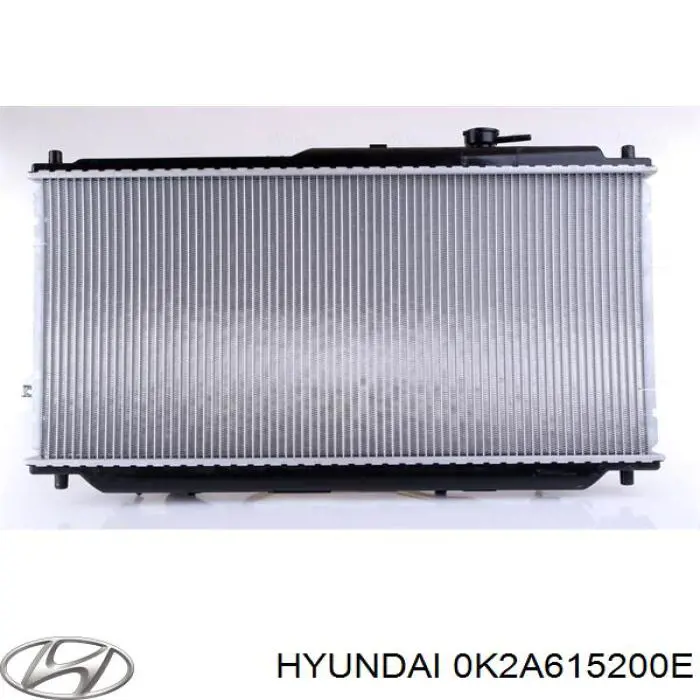 0K2A615200E Hyundai/Kia radiador refrigeración del motor