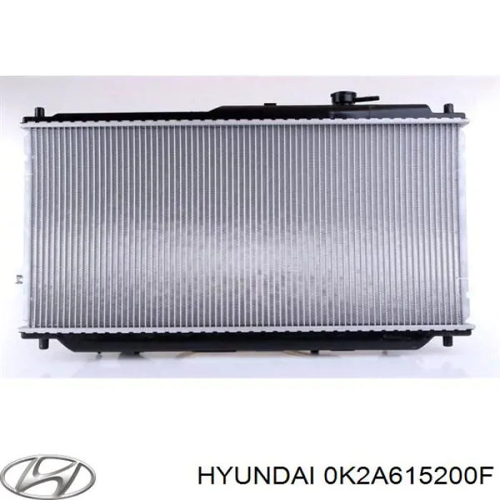 0K2A615200F Hyundai/Kia radiador refrigeración del motor