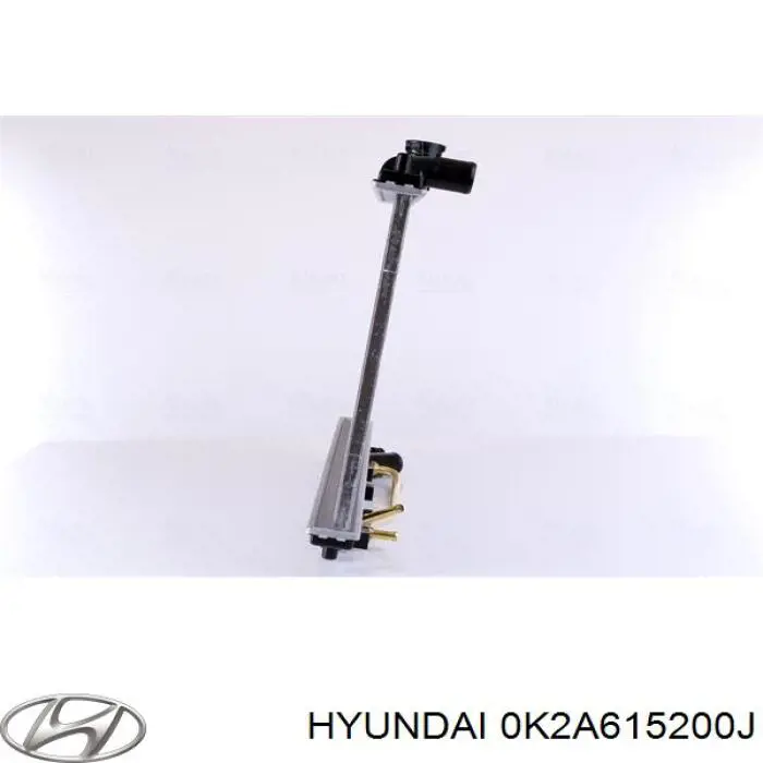 0K2A615200J Hyundai/Kia radiador refrigeración del motor