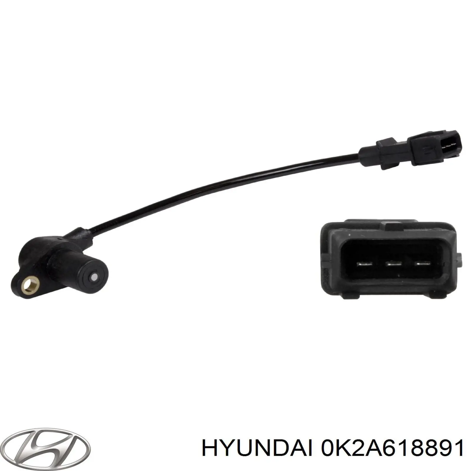 0K2A618891 Hyundai/Kia sensor de cigüeñal