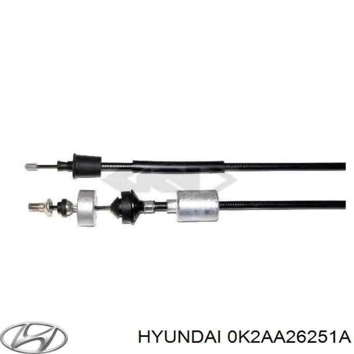 Disco de freno trasero 0K2AA26251A Hyundai/Kia