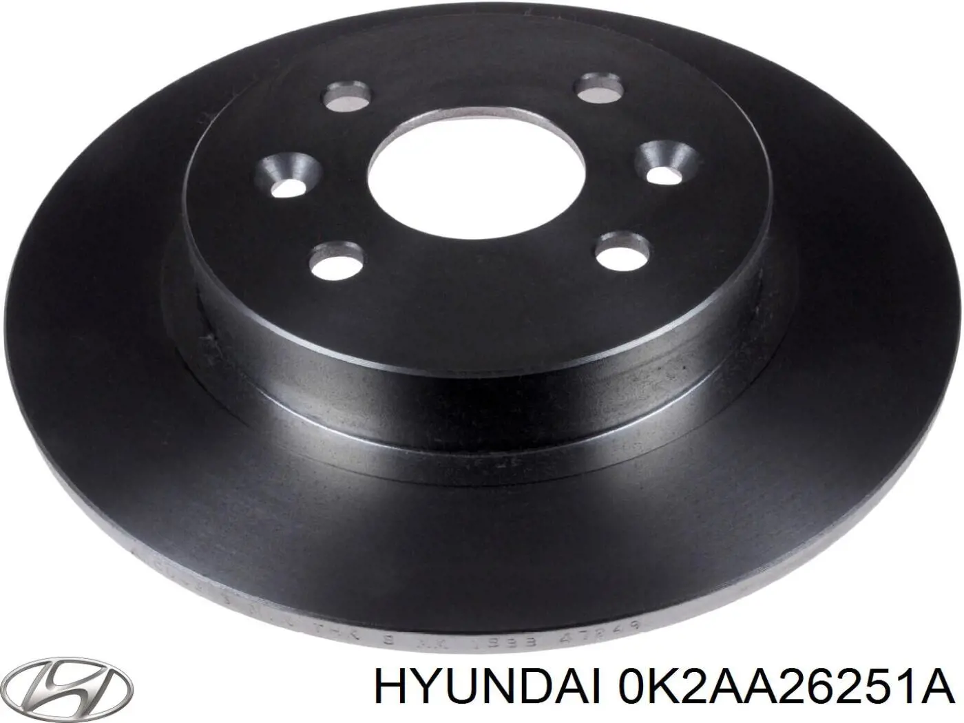 0K2AA26251A Hyundai/Kia disco de freno trasero