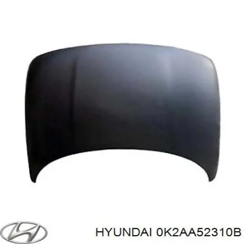 0K2AA52310B Hyundai/Kia capó del motor