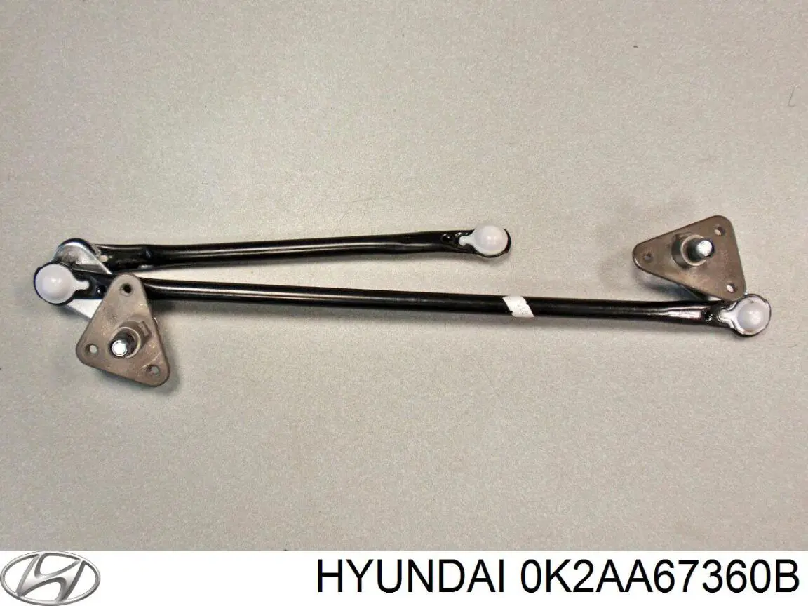 0K2AA67360A Hyundai/Kia varillaje lavaparabrisas