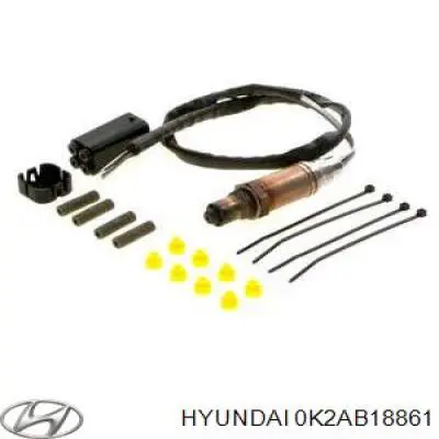 0K2AB18861 Hyundai/Kia sonda lambda