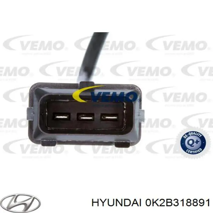 0K2B318891 Hyundai/Kia sensor de cigüeñal