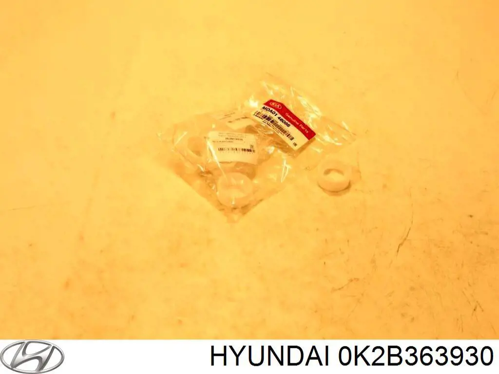 0K2B363930 Hyundai/Kia cristales de el maletero(3/5 puertas traseras (trastes)