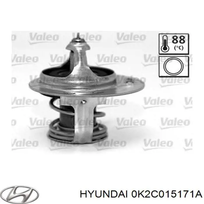 Termostato Hyundai/Kia 0K2C015171A precio, desde 12,86 EUR