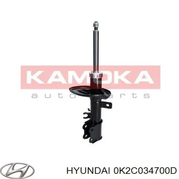 0K2C034700D Hyundai/Kia amortiguador delantero derecho