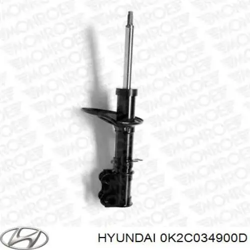 0K2C034900D Hyundai/Kia amortiguador delantero izquierdo