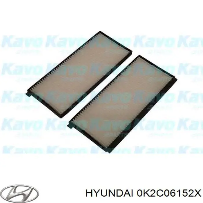 Filtro de habitáculo 0K2C06152X Hyundai/Kia