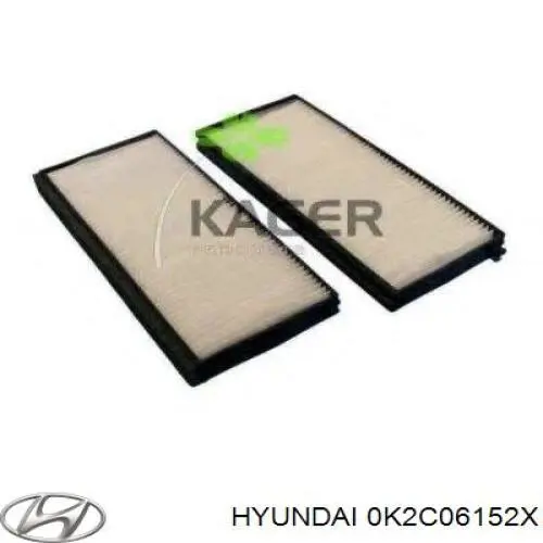 Filtro de cabina Hyundai/Kia 0K2C06152X precio, desde 13,74 EUR