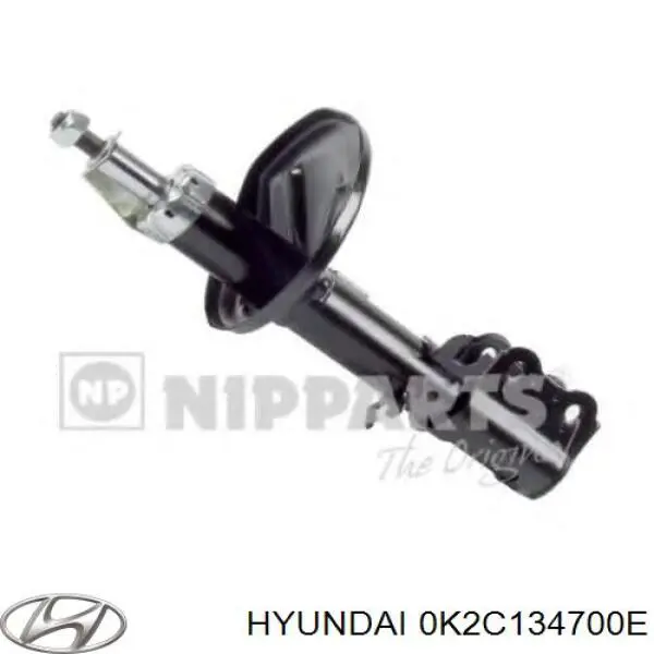 0K2C134700E Hyundai/Kia amortiguador delantero derecho