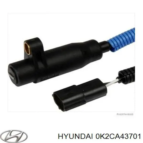 0K2CA43701 Hyundai/Kia sensor abs delantero izquierdo