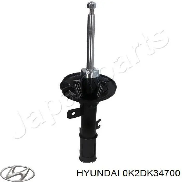 0K2DK34700 Hyundai/Kia amortiguador delantero derecho