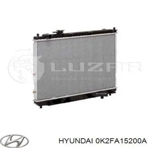 Comprar 0K2FA15200A Hyundai/Kia Radiador de auto