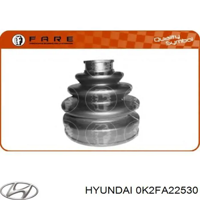 Comprar 0K2FA22530 Hyundai/Kia Fuelle de palier delantero exterior