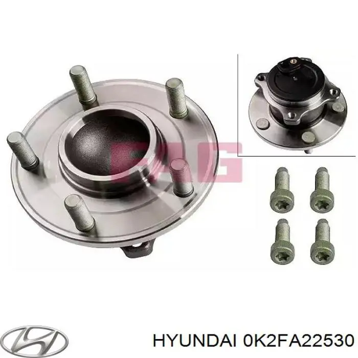 Fuelle de palier delantero exterior 0K2FA22530 Hyundai/Kia