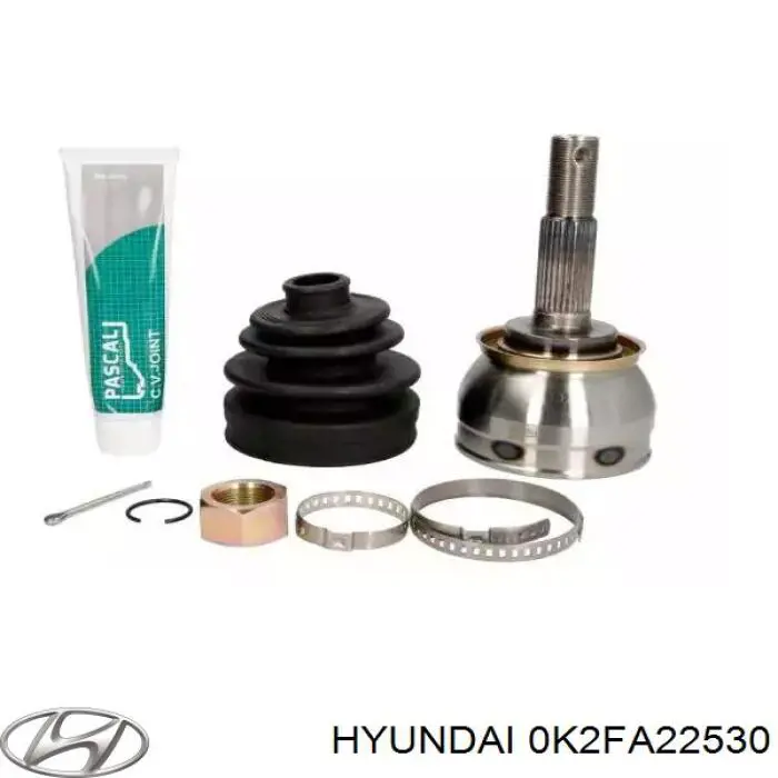 0K2FA22530 Hyundai/Kia Fuelle transmisión delantero exterior