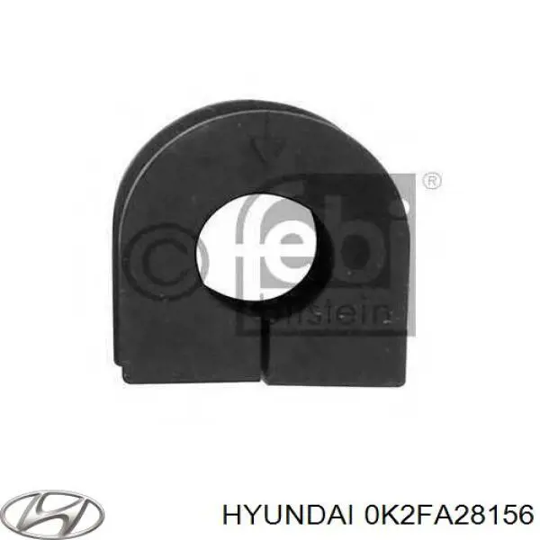 0K2FA28156 Hyundai/Kia casquillo de barra estabilizadora trasera