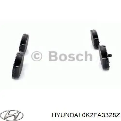 Comprar 0K2FA3328Z Hyundai/Kia Pastillas delanteras de freno