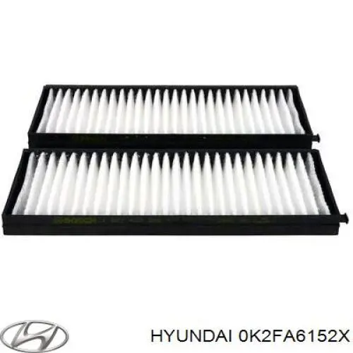 0K2FA6152X Hyundai/Kia filtro de habitáculo