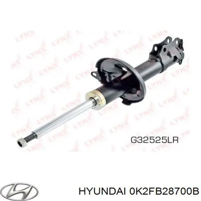 Comprar 0K2JB28700B Hyundai/Kia Amortiguador trasero derecho